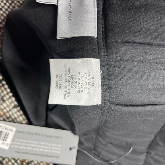 Classiques Entier Pencil Skirt 8 High Waist Tweed Black Brown Wool Silk Academia - Picture 7 of 10